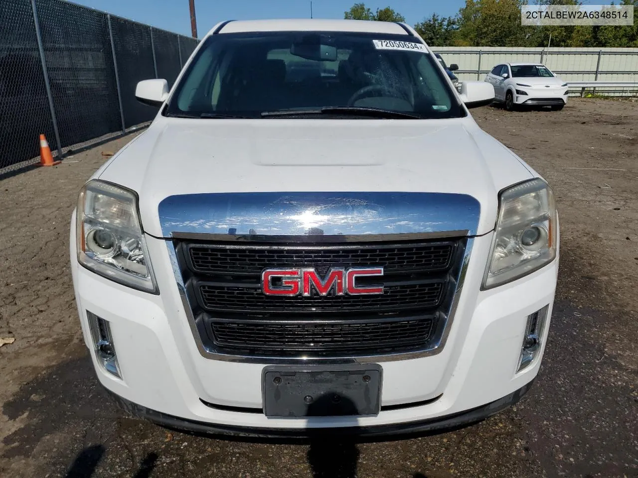 2010 GMC Terrain Sle VIN: 2CTALBEW2A6348514 Lot: 72050634