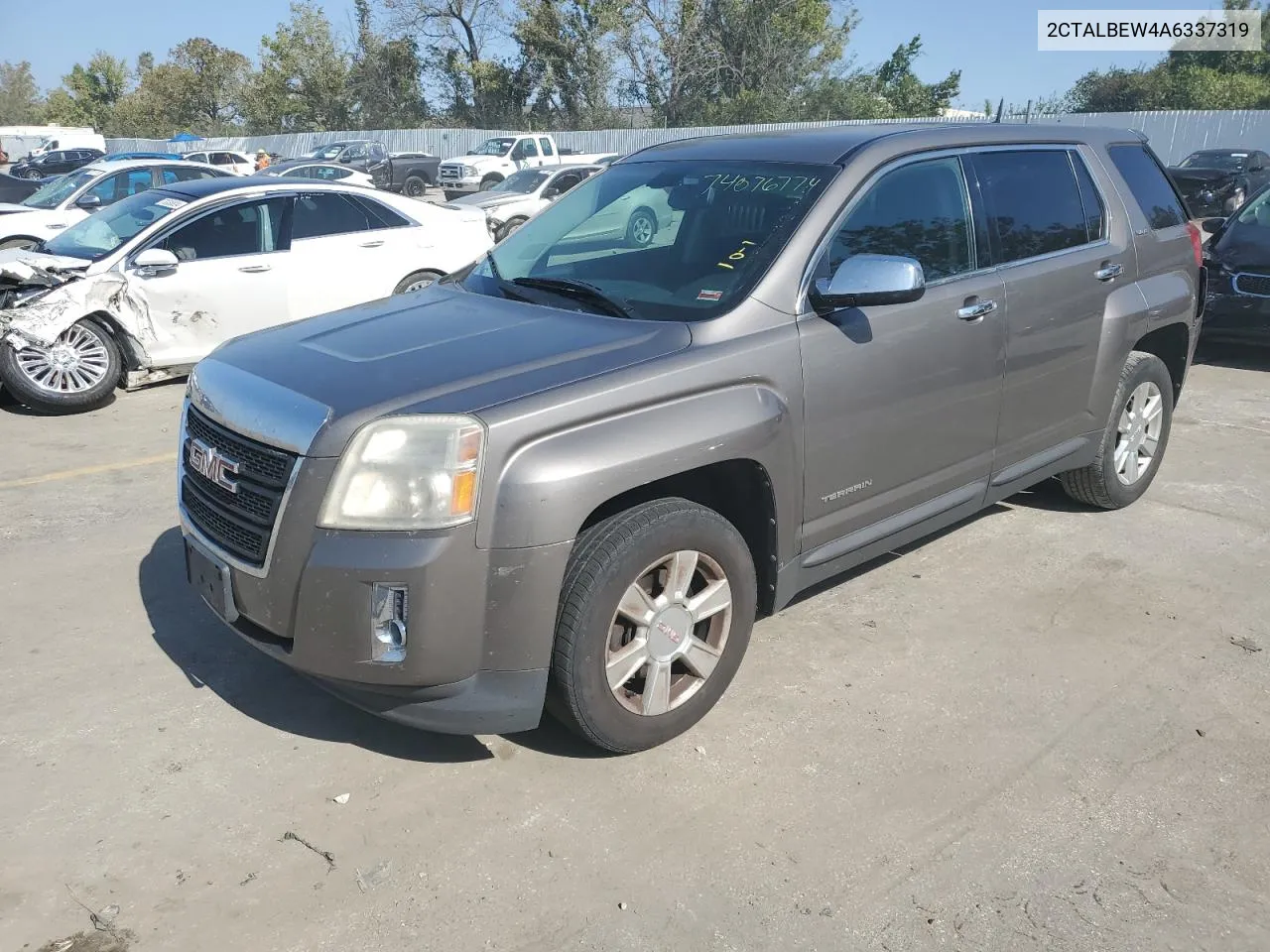 2010 GMC Terrain Sle VIN: 2CTALBEW4A6337319 Lot: 74076774