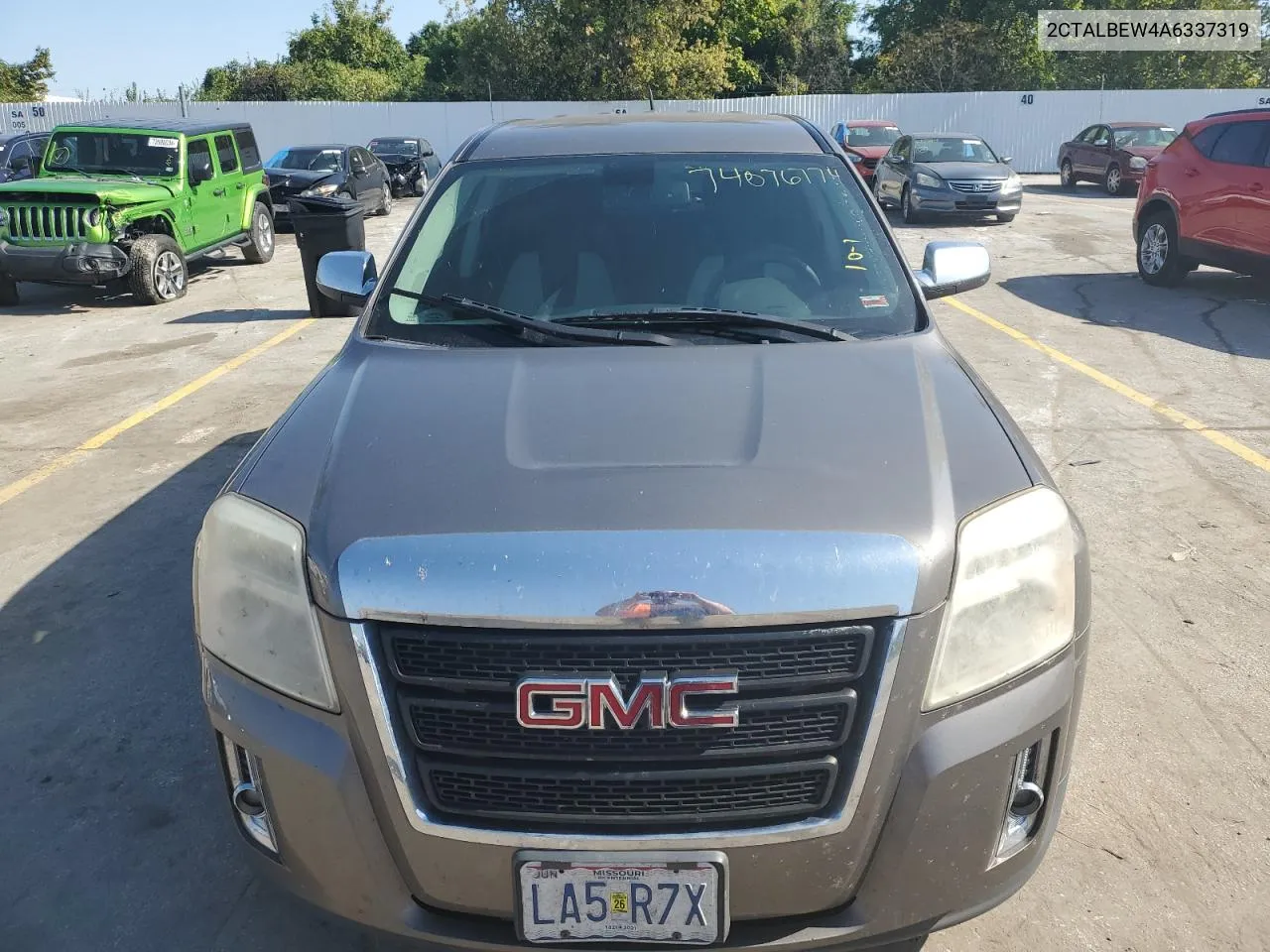 2010 GMC Terrain Sle VIN: 2CTALBEW4A6337319 Lot: 74076774