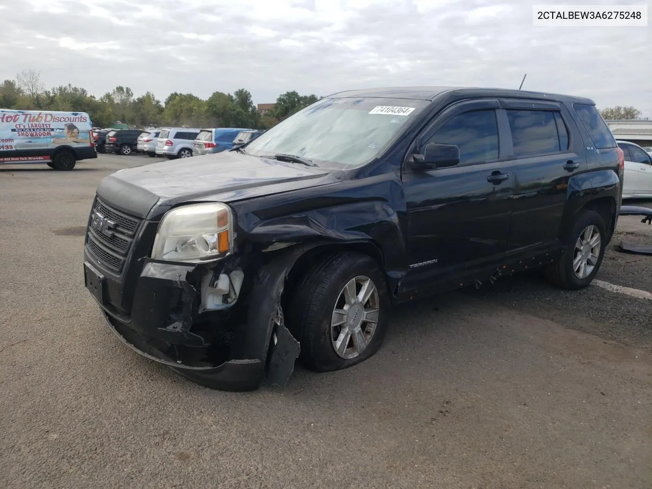 2010 GMC Terrain Sle VIN: 2CTALBEW3A6275248 Lot: 74104364