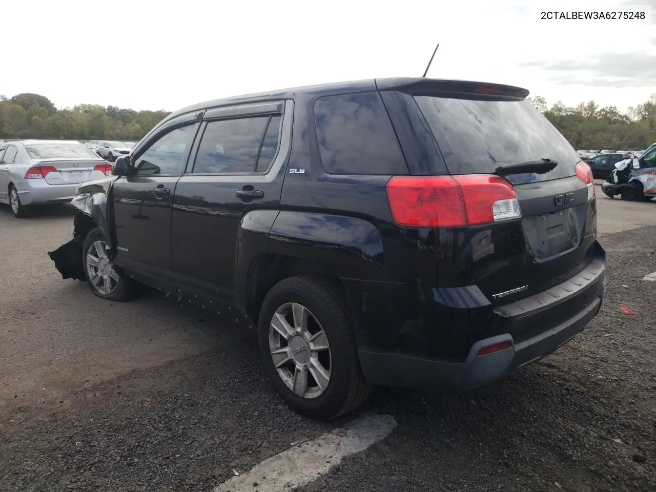 2CTALBEW3A6275248 2010 GMC Terrain Sle