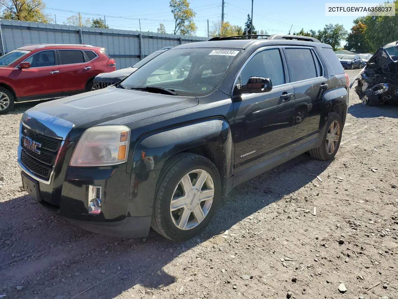 2010 GMC Terrain Slt VIN: 2CTFLGEW7A6358037 Lot: 74898834