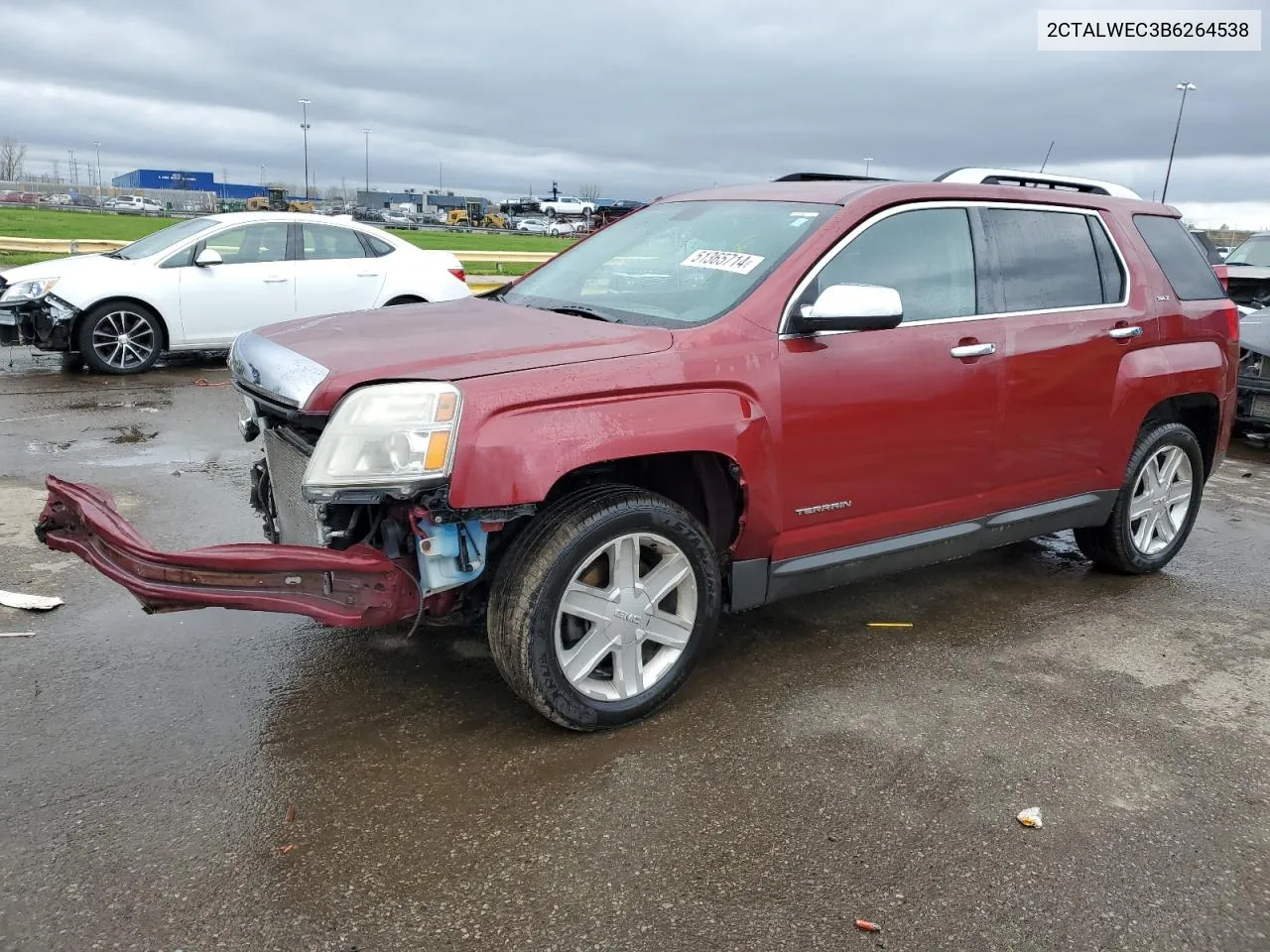 2011 GMC Terrain Slt VIN: 2CTALWEC3B6264538 Lot: 51365714