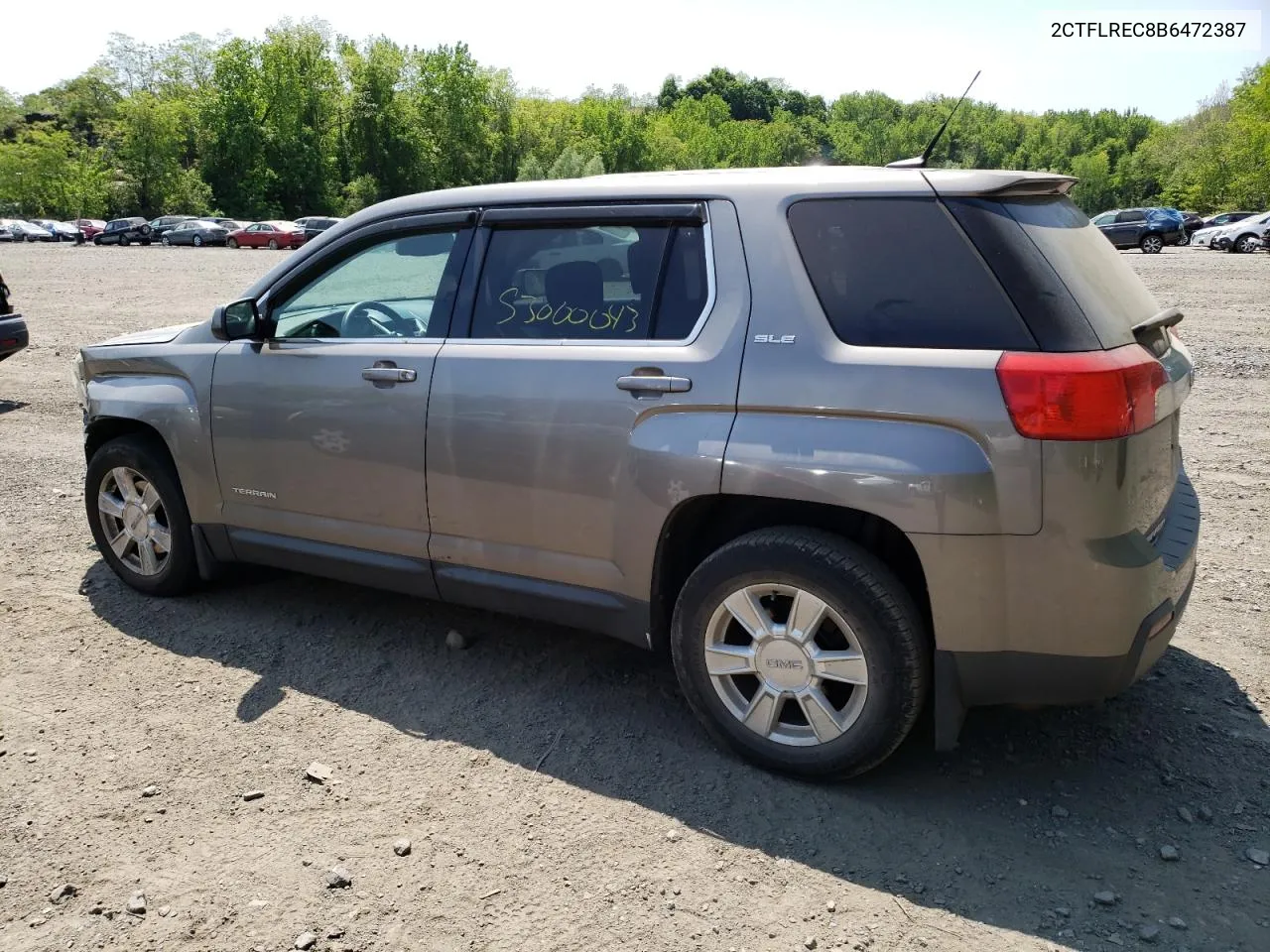 2011 GMC Terrain Sle VIN: 2CTFLREC8B6472387 Lot: 53000043