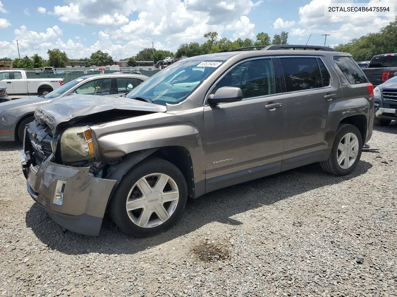 2011 GMC Terrain Sle VIN: 2CTALSEC4B6475594 Lot: 63528484