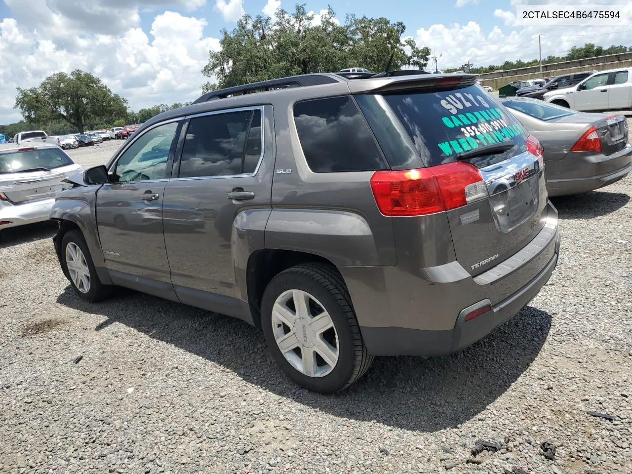 2011 GMC Terrain Sle VIN: 2CTALSEC4B6475594 Lot: 63528484