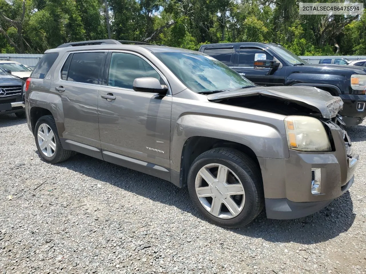 2011 GMC Terrain Sle VIN: 2CTALSEC4B6475594 Lot: 63528484