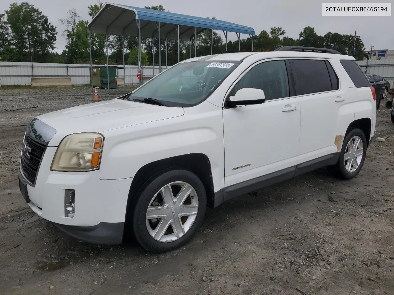 2011 GMC Terrain Slt VIN: 2CTALUECXB6465194 Lot: 64761574