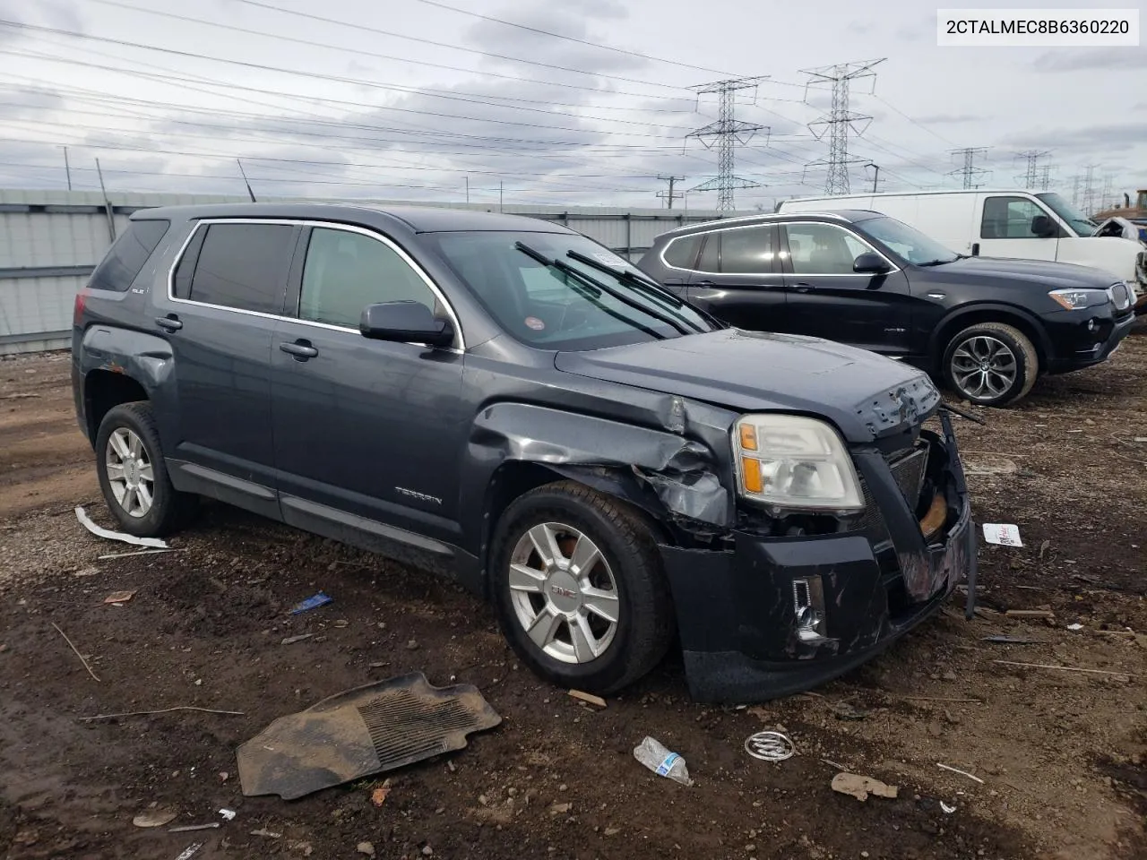 2011 GMC Terrain Sle VIN: 2CTALMEC8B6360220 Lot: 66849664