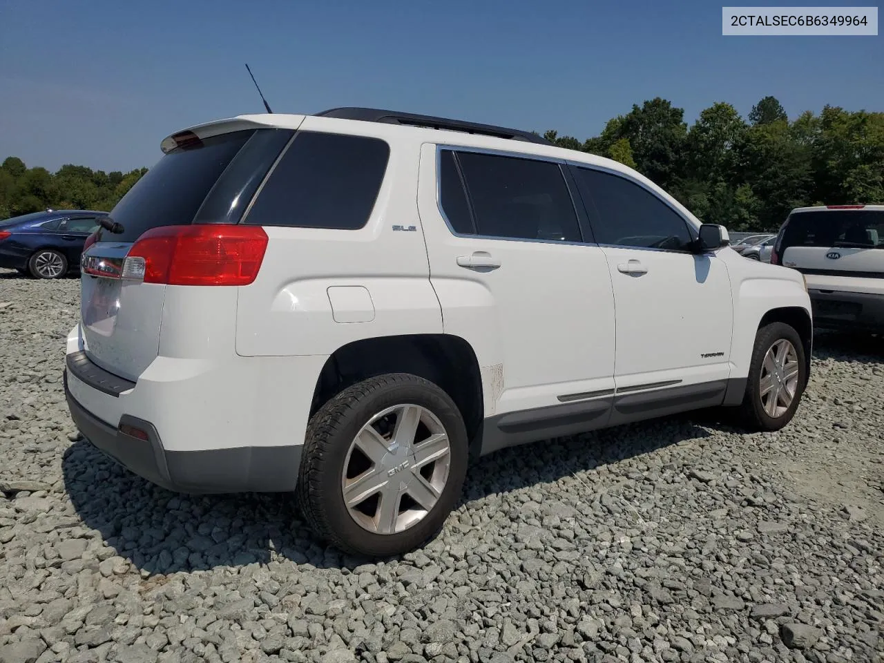 2011 GMC Terrain Sle VIN: 2CTALSEC6B6349964 Lot: 67036484