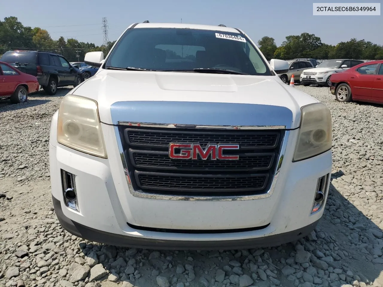 2011 GMC Terrain Sle VIN: 2CTALSEC6B6349964 Lot: 67036484