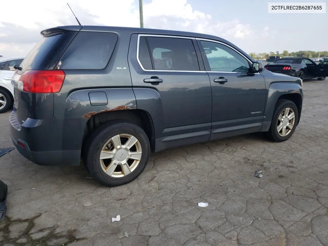 2011 GMC Terrain Sle VIN: 2CTFLREC2B6287655 Lot: 68300294