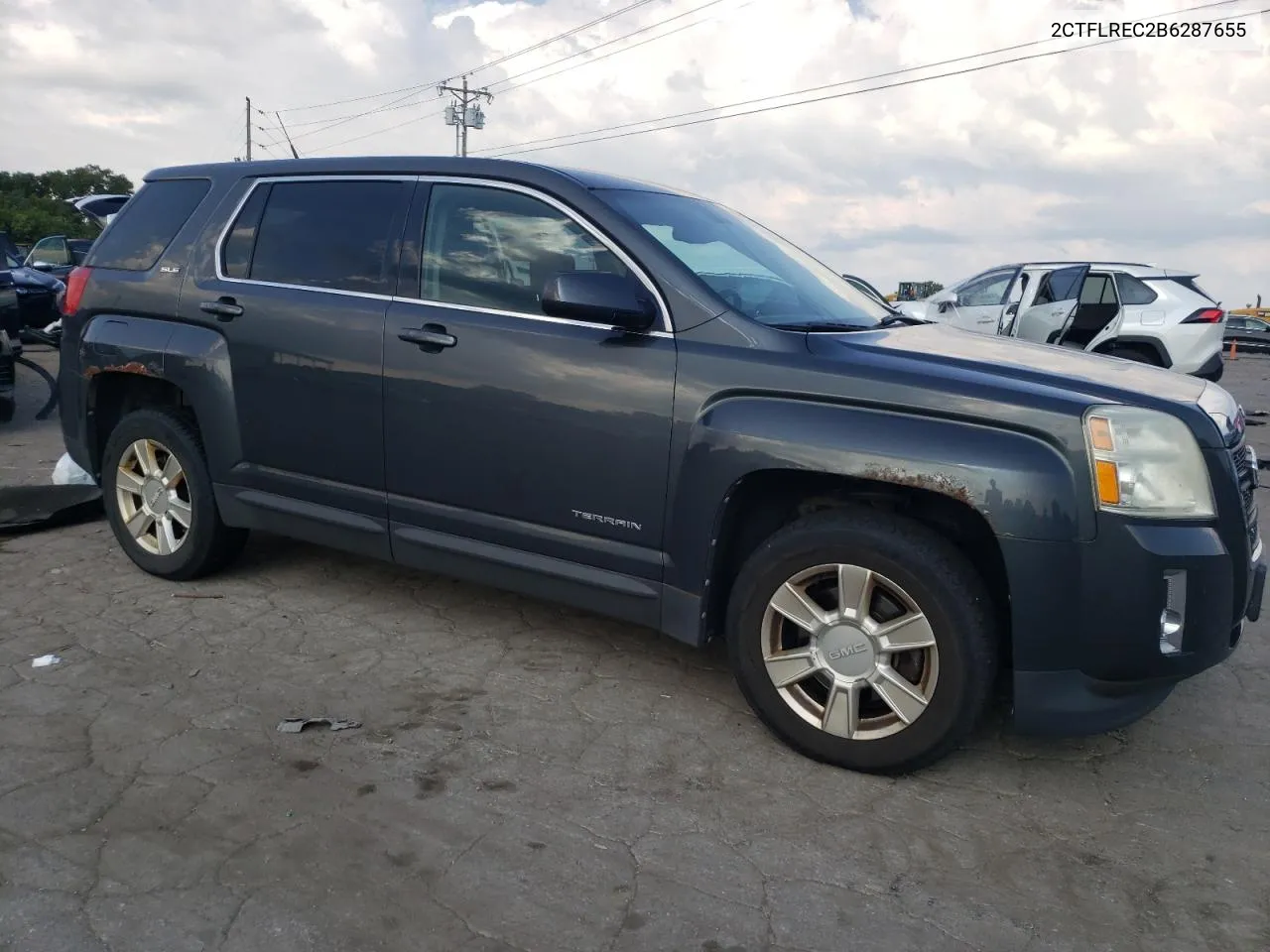 2011 GMC Terrain Sle VIN: 2CTFLREC2B6287655 Lot: 68300294