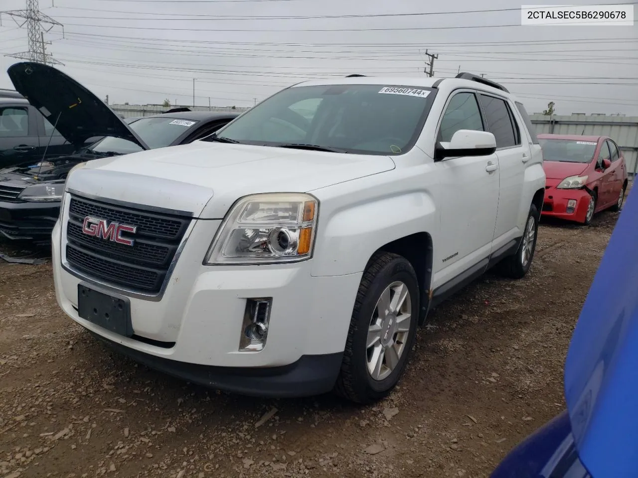 2011 GMC Terrain Sle VIN: 2CTALSEC5B6290678 Lot: 69560744