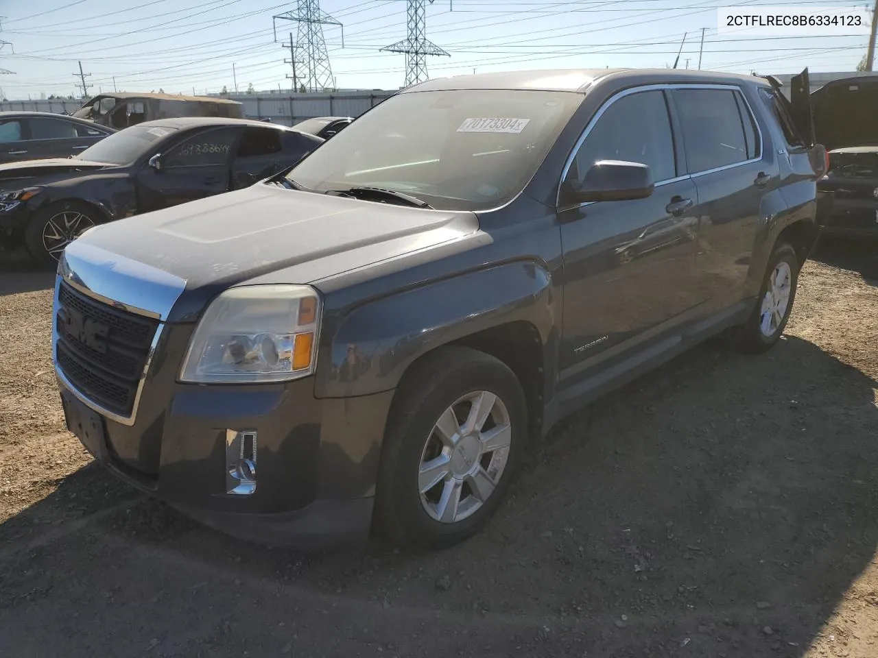 2011 GMC Terrain Sle VIN: 2CTFLREC8B6334123 Lot: 70173304