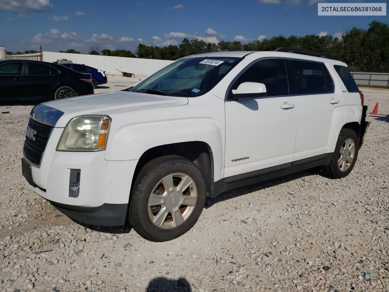 2011 GMC Terrain Sle VIN: 2CTALSEC6B6381068 Lot: 70328314