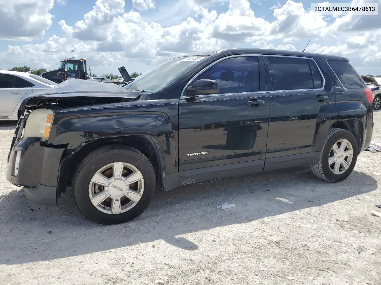 2011 GMC Terrain Sle VIN: 2CTALMEC3B6478613 Lot: 70631294