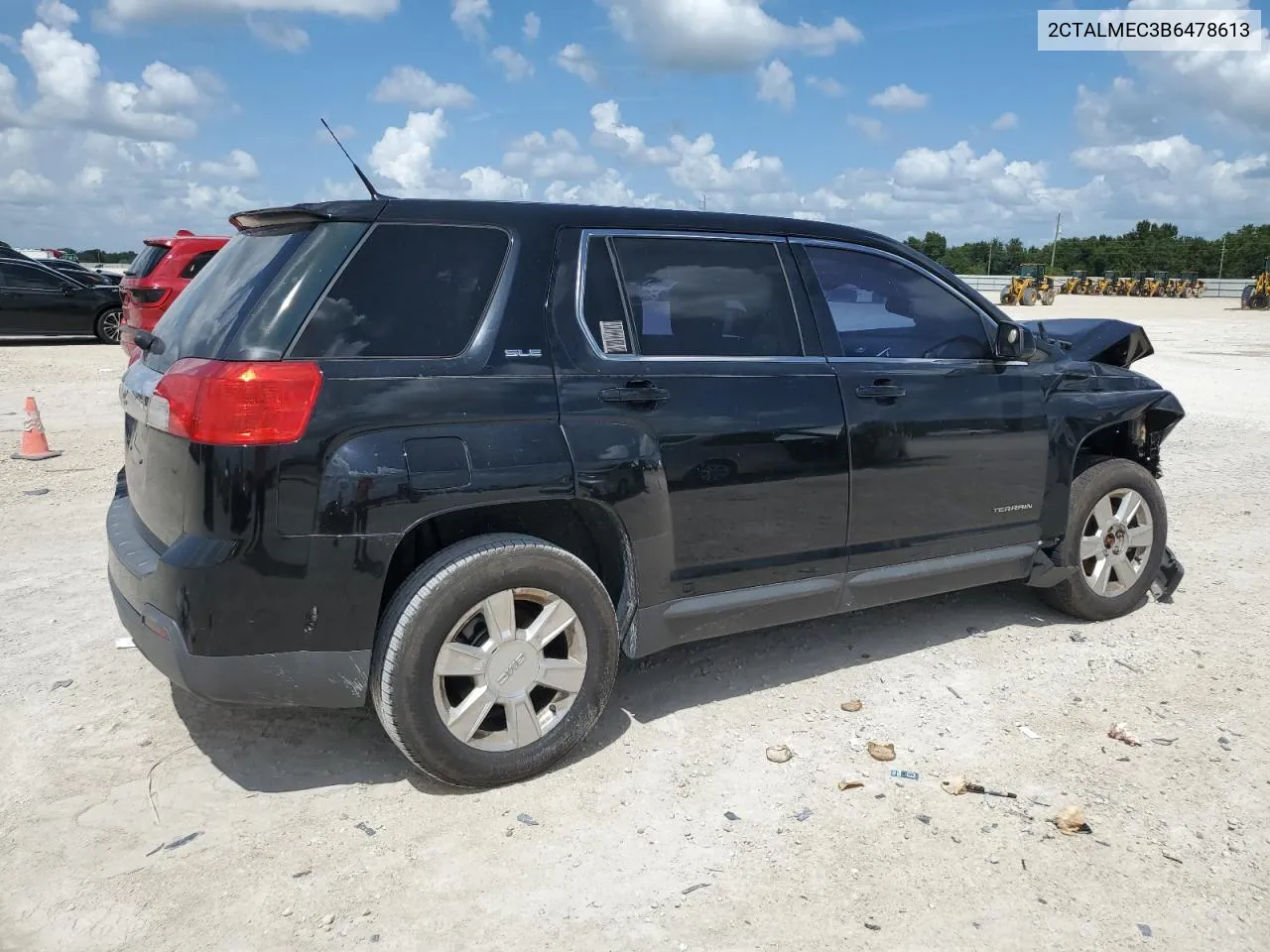 2011 GMC Terrain Sle VIN: 2CTALMEC3B6478613 Lot: 70631294