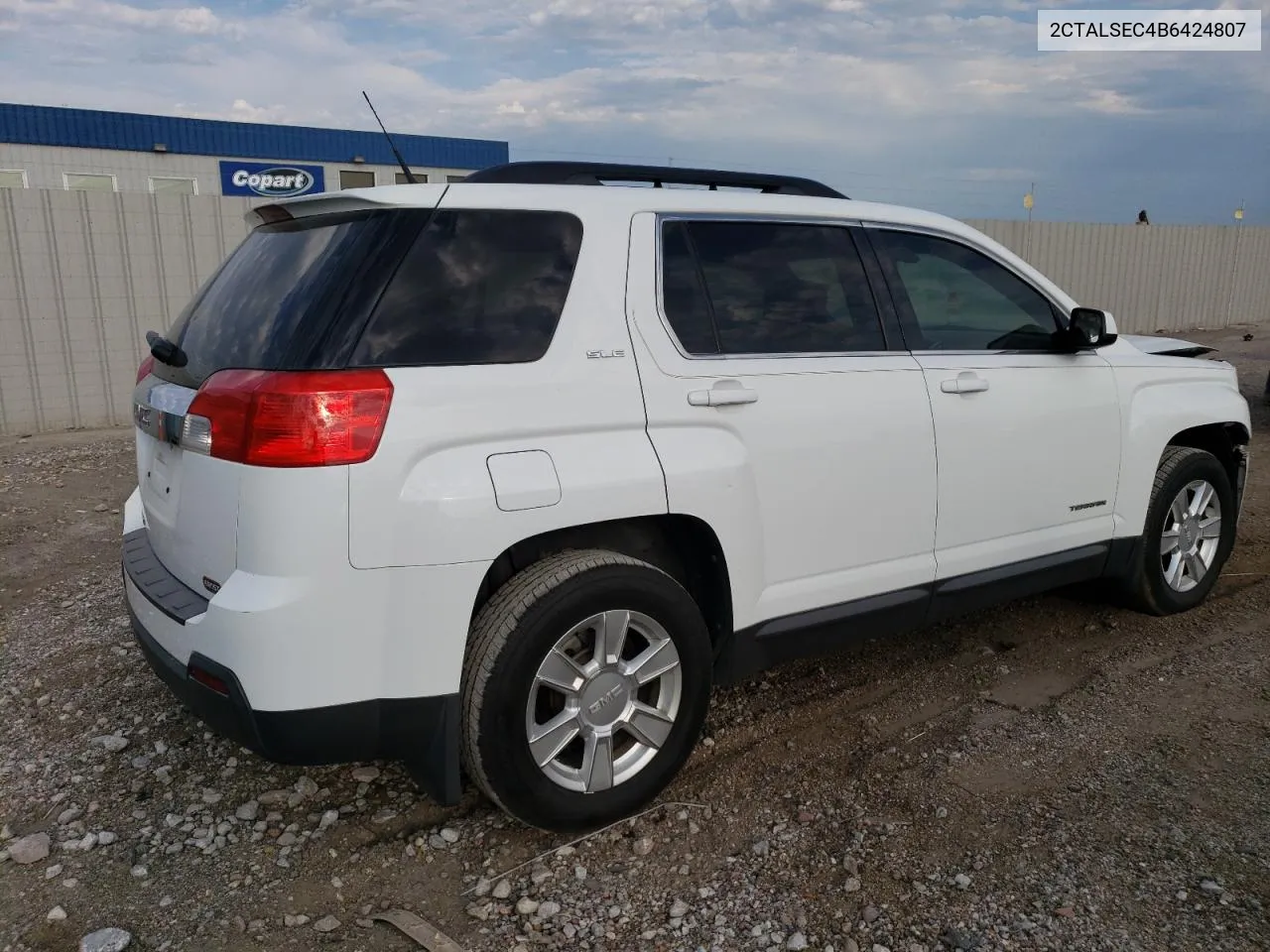 2011 GMC Terrain Sle VIN: 2CTALSEC4B6424807 Lot: 70872354