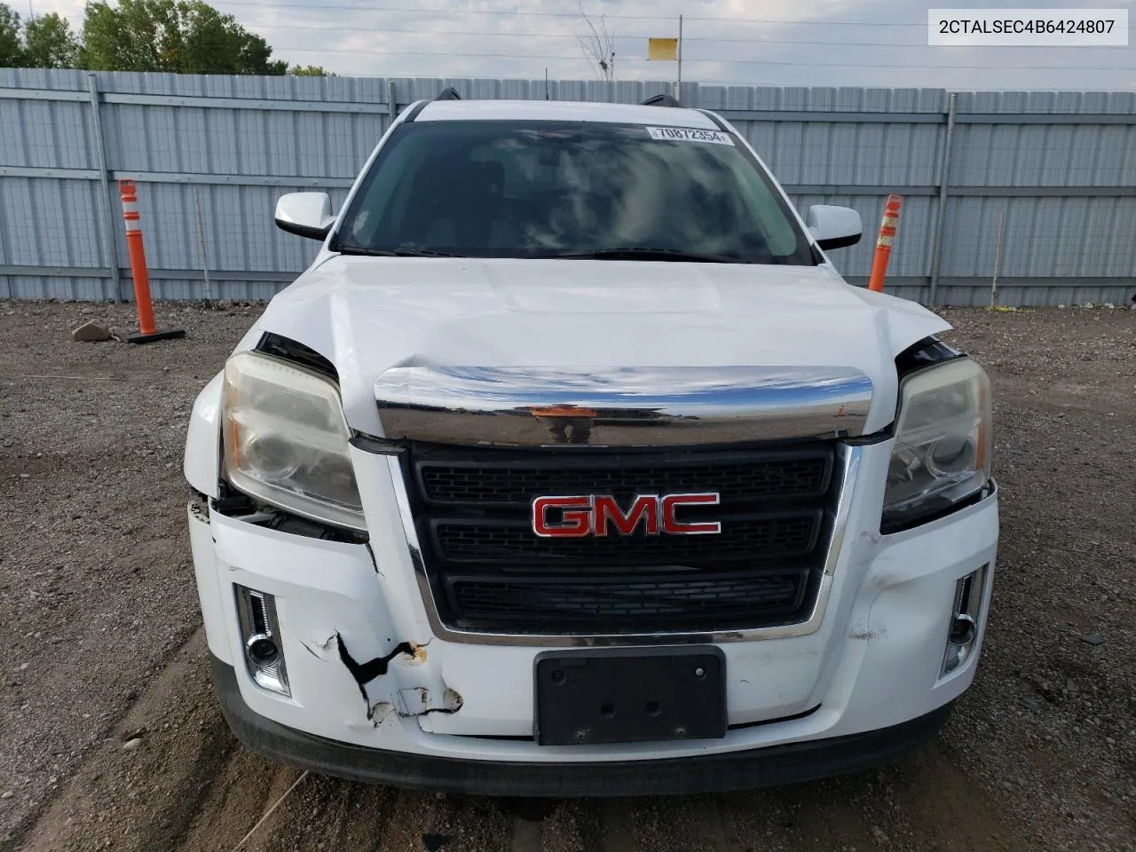 2011 GMC Terrain Sle VIN: 2CTALSEC4B6424807 Lot: 70872354