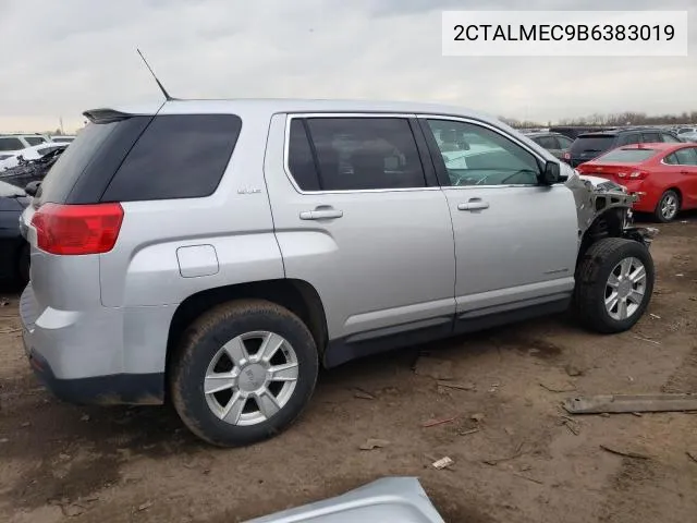 2011 GMC Terrain Sle VIN: 2CTALMEC9B6383019 Lot: 71192003