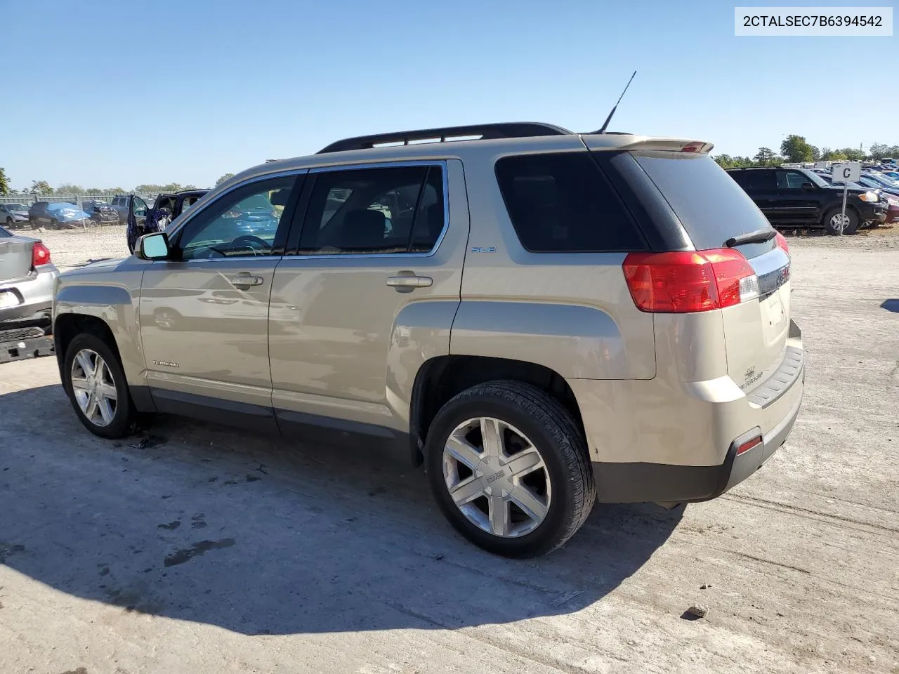 2011 GMC Terrain Sle VIN: 2CTALSEC7B6394542 Lot: 71271893