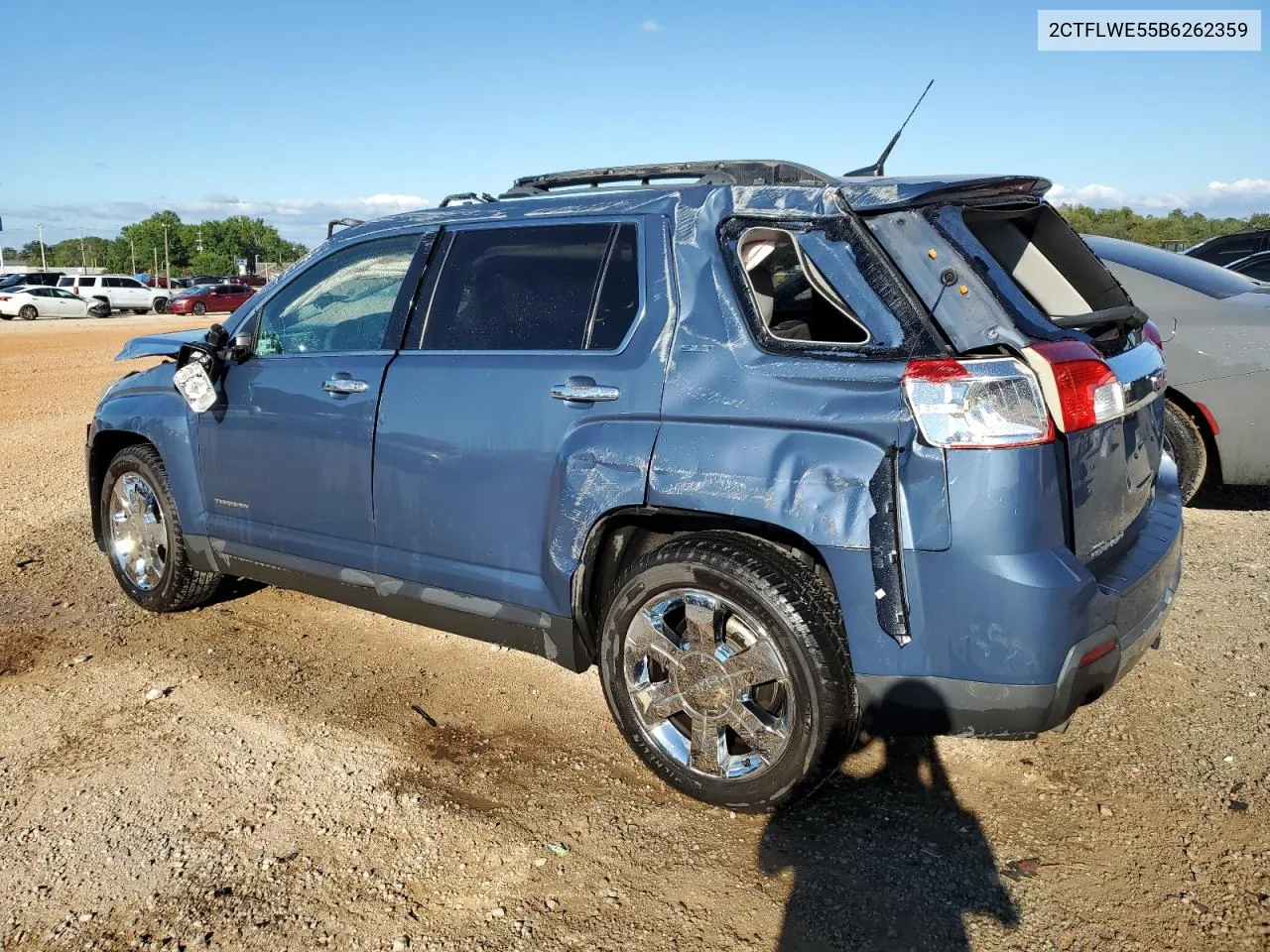 2011 GMC Terrain Slt VIN: 2CTFLWE55B6262359 Lot: 72005714