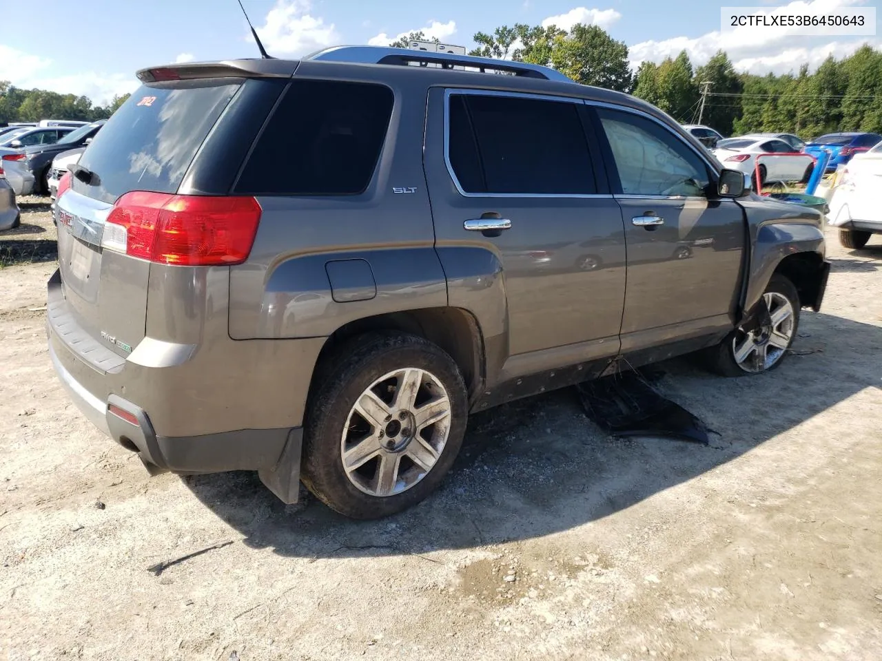 2011 GMC Terrain Slt VIN: 2CTFLXE53B6450643 Lot: 72362304