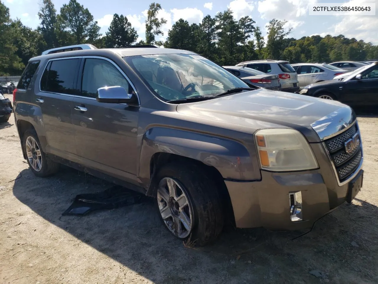 2011 GMC Terrain Slt VIN: 2CTFLXE53B6450643 Lot: 72362304