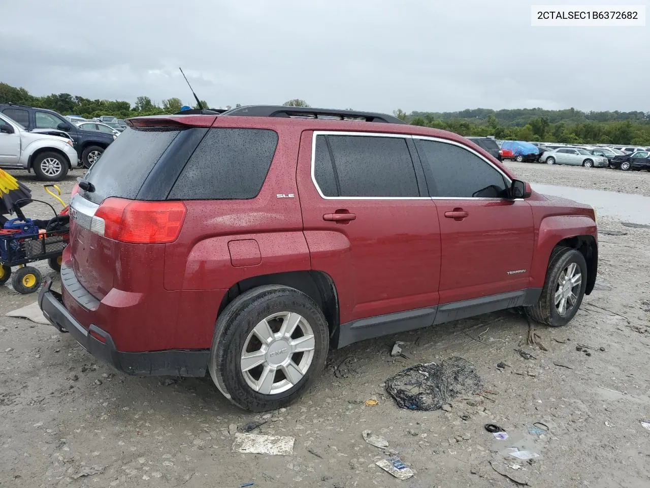 2011 GMC Terrain Sle VIN: 2CTALSEC1B6372682 Lot: 72952564