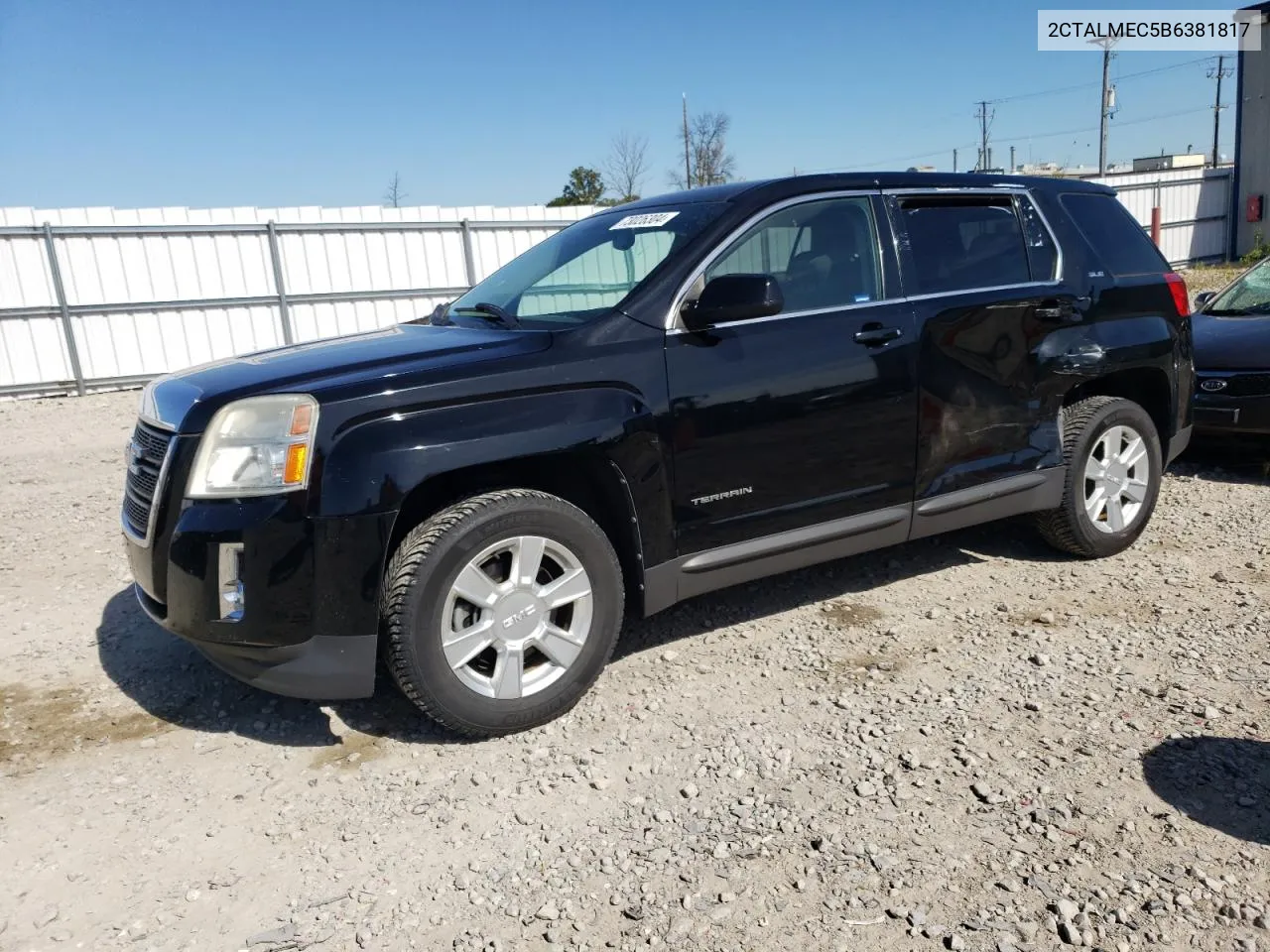 2011 GMC Terrain Sle VIN: 2CTALMEC5B6381817 Lot: 73026304