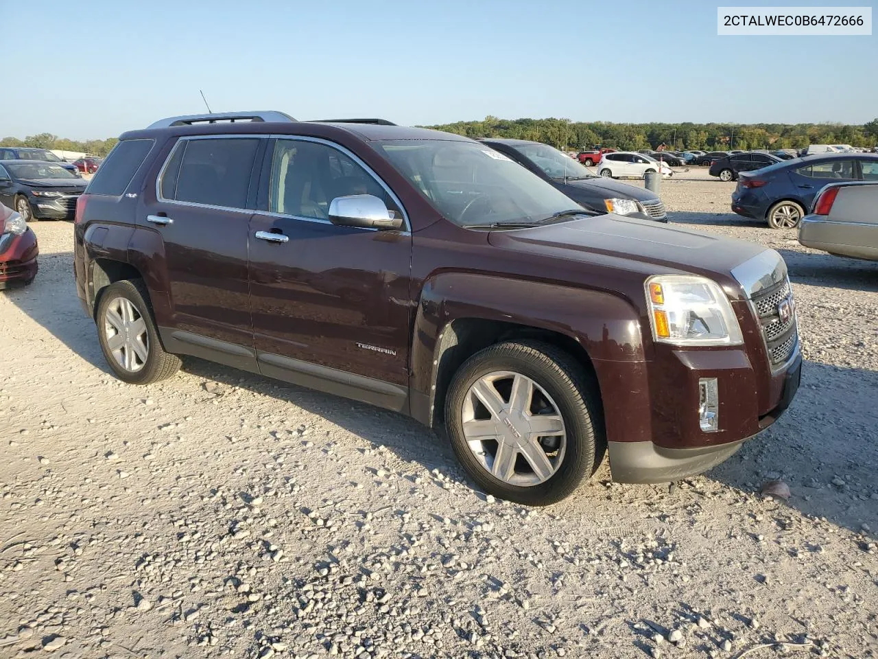 2011 GMC Terrain Slt VIN: 2CTALWEC0B6472666 Lot: 74528334