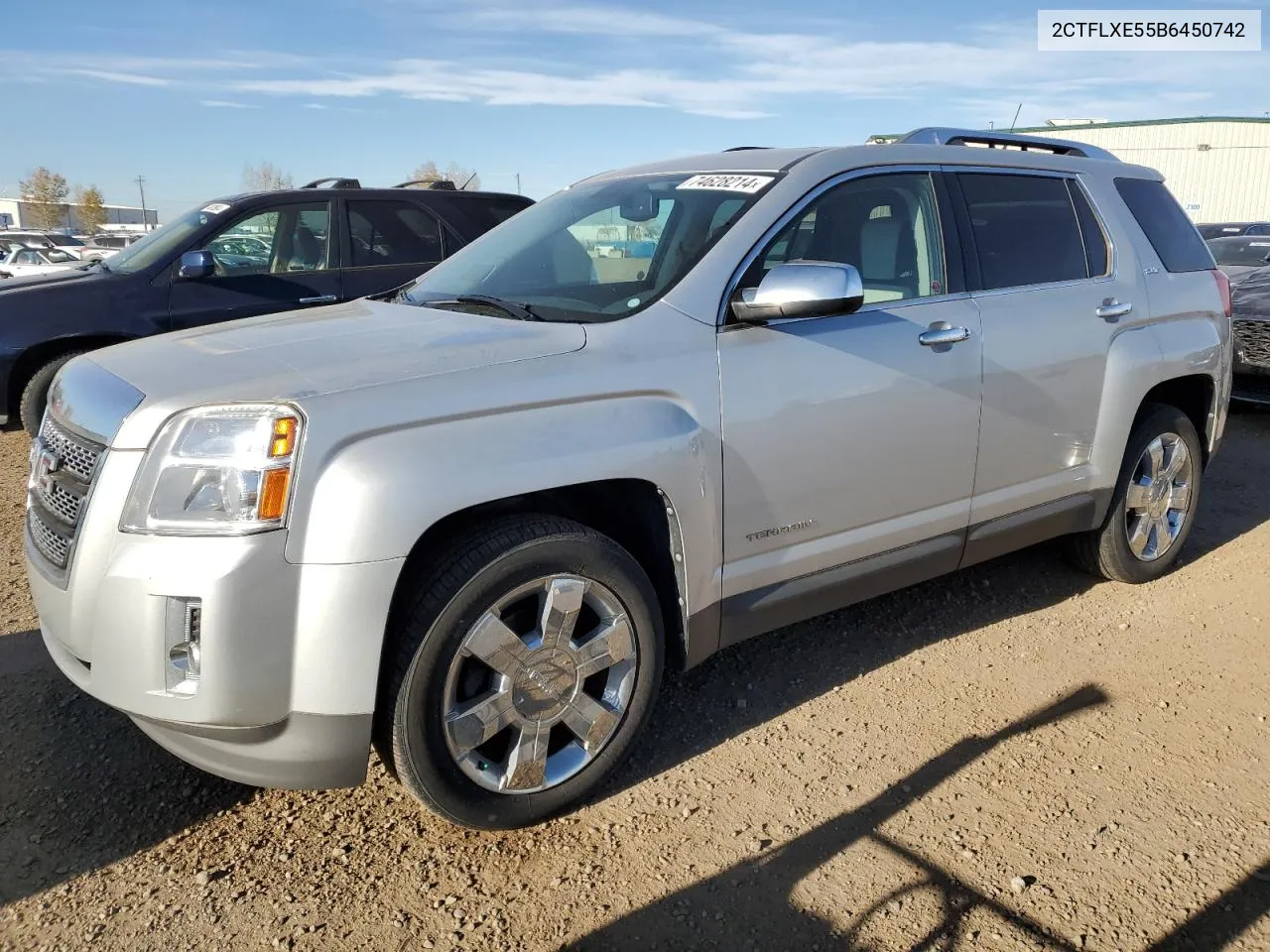 2011 GMC Terrain Slt VIN: 2CTFLXE55B6450742 Lot: 74628214