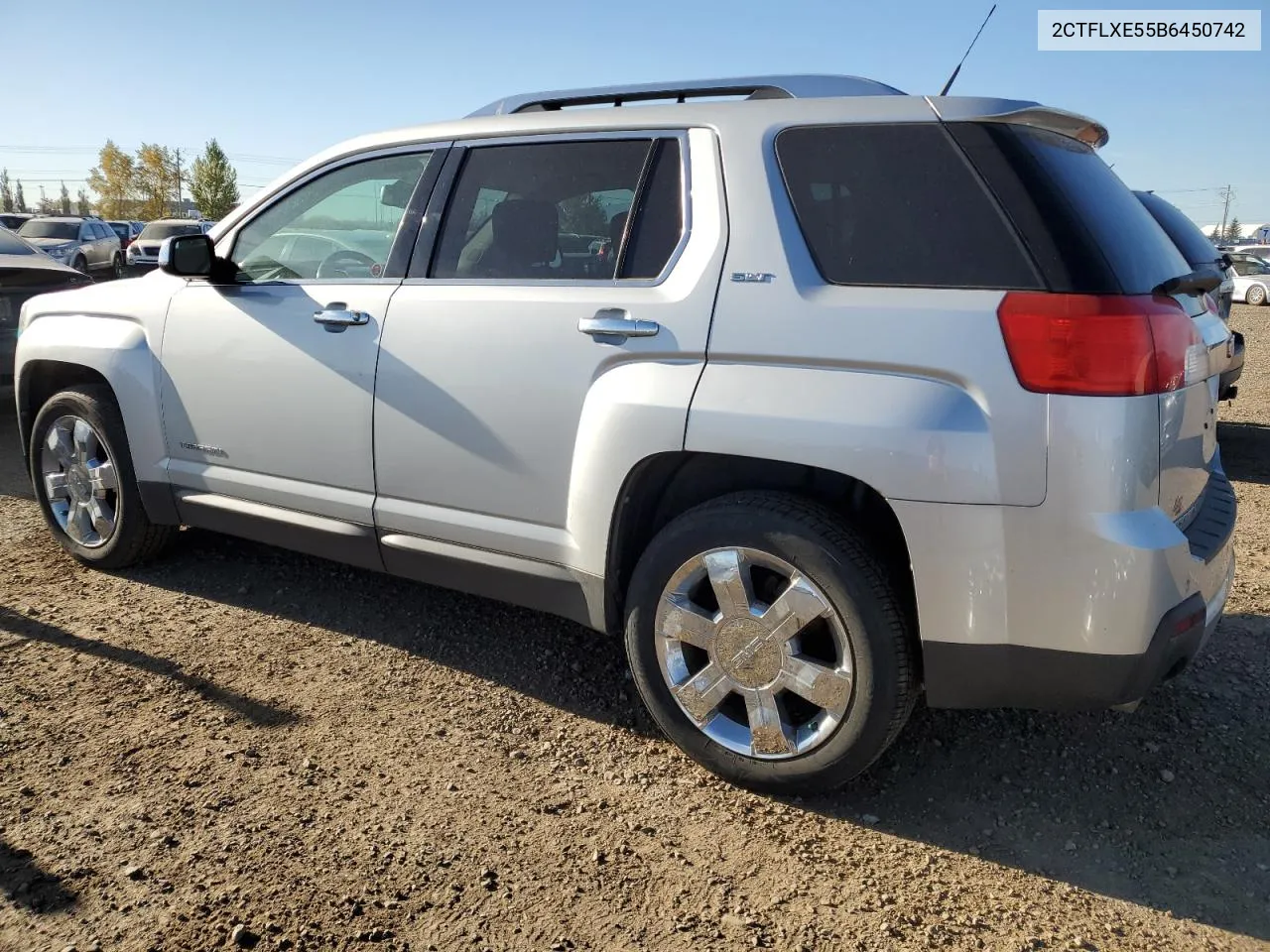 2011 GMC Terrain Slt VIN: 2CTFLXE55B6450742 Lot: 74628214