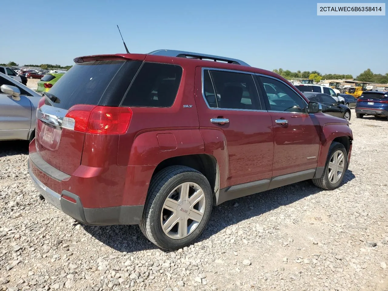 2011 GMC Terrain Slt VIN: 2CTALWEC6B6358414 Lot: 74637604