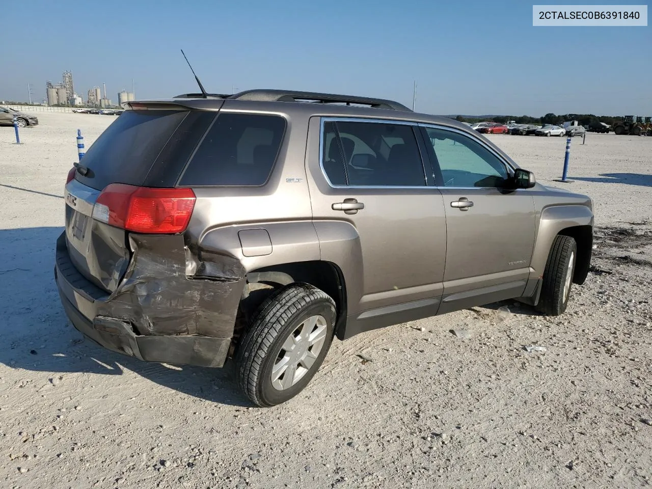 2011 GMC Terrain Sle VIN: 2CTALSEC0B6391840 Lot: 75078154