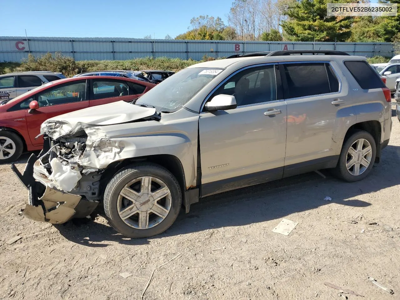 2011 GMC Terrain Slt VIN: 2CTFLVE52B6235002 Lot: 75318354