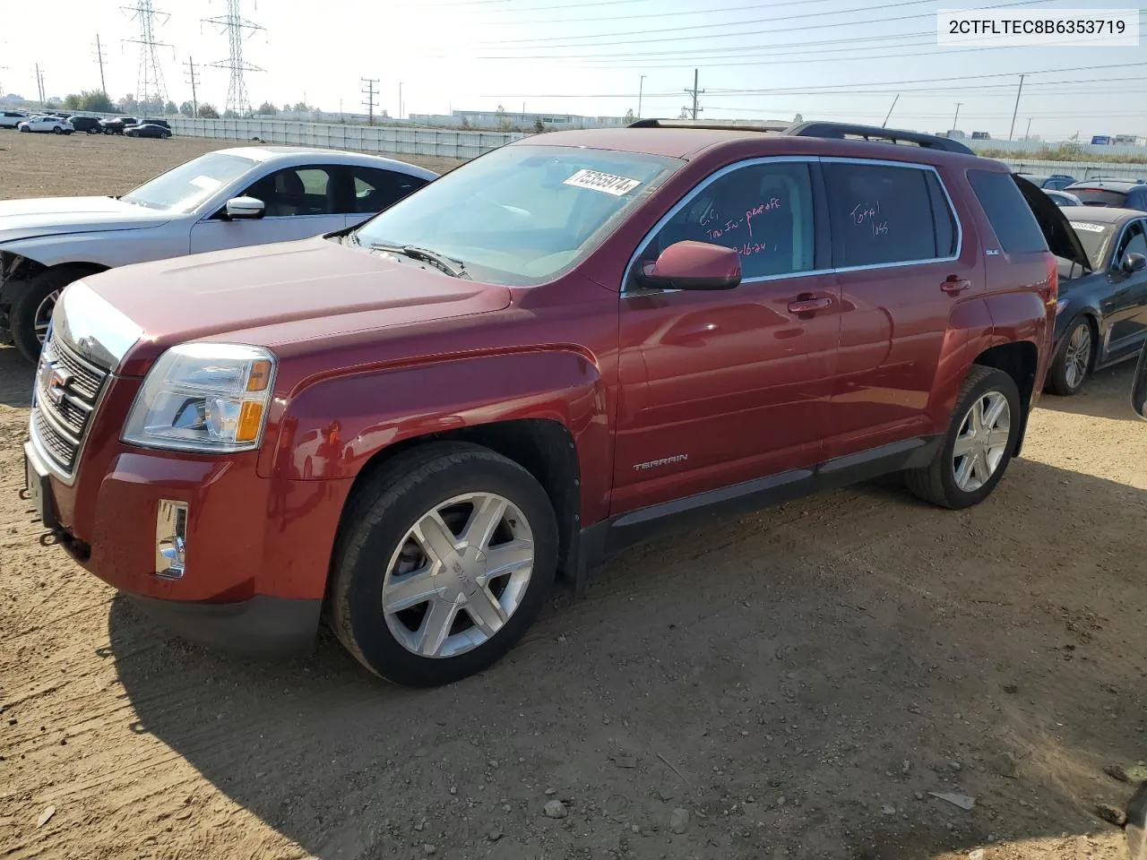 2011 GMC Terrain Sle VIN: 2CTFLTEC8B6353719 Lot: 75355974