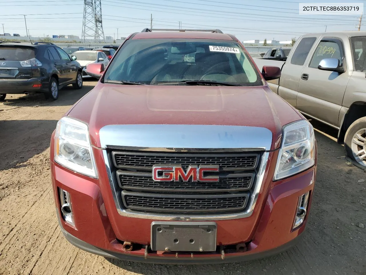 2011 GMC Terrain Sle VIN: 2CTFLTEC8B6353719 Lot: 75355974