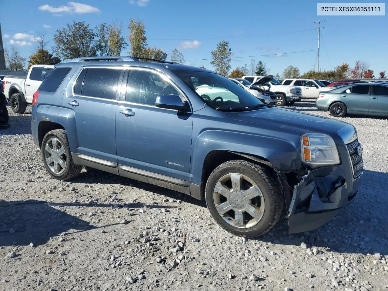 2011 GMC Terrain Slt VIN: 2CTFLXE5XB6355111 Lot: 75688274