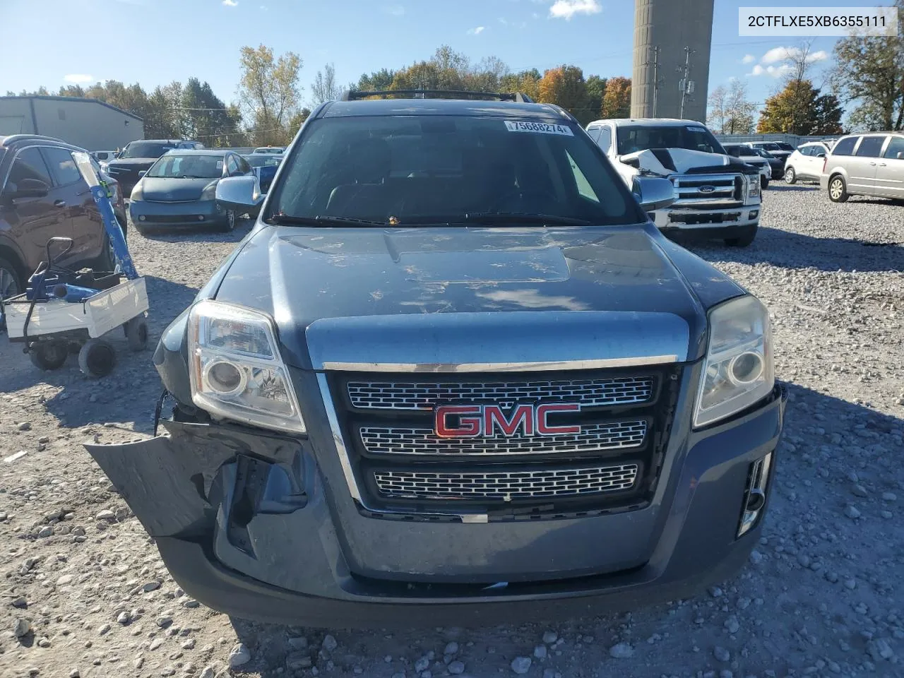 2011 GMC Terrain Slt VIN: 2CTFLXE5XB6355111 Lot: 75688274