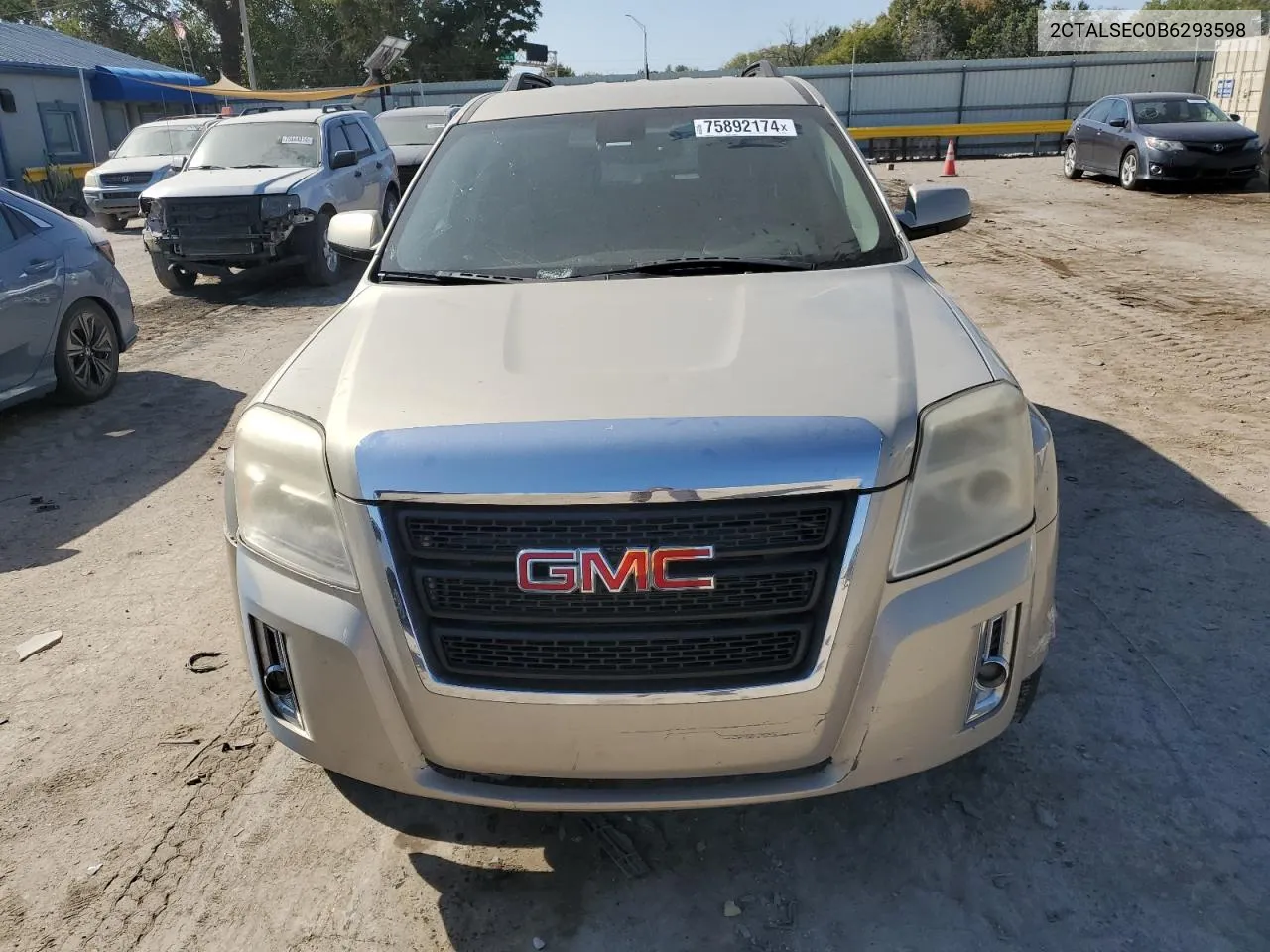 2011 GMC Terrain Sle VIN: 2CTALSEC0B6293598 Lot: 75892174