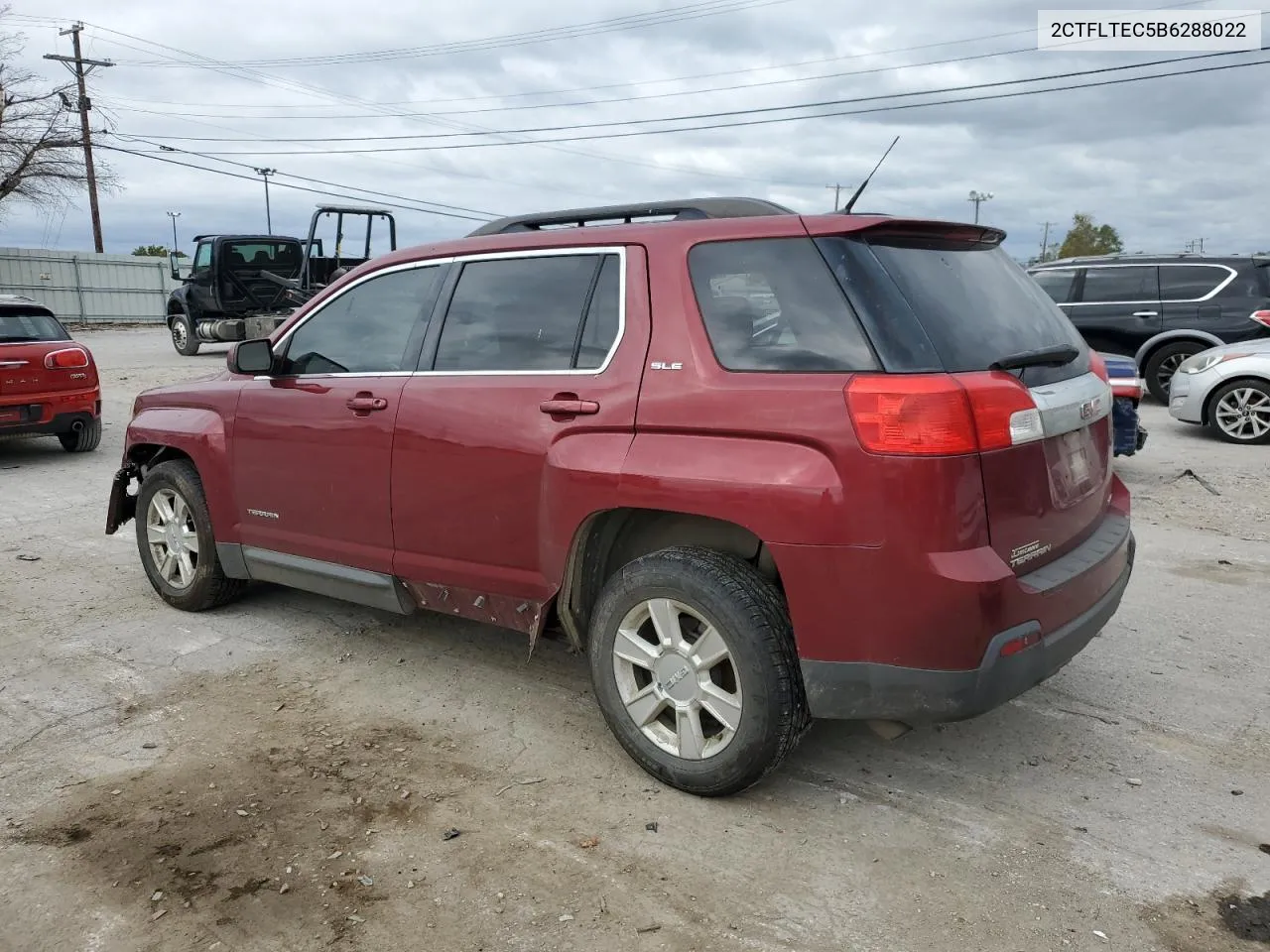 2011 GMC Terrain Sle VIN: 2CTFLTEC5B6288022 Lot: 76105404