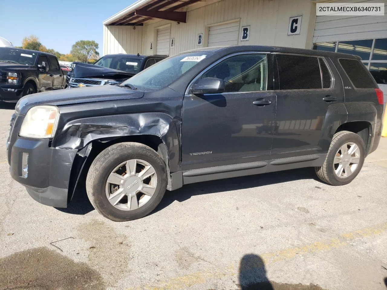 2011 GMC Terrain Sle VIN: 2CTALMECXB6340731 Lot: 76636364