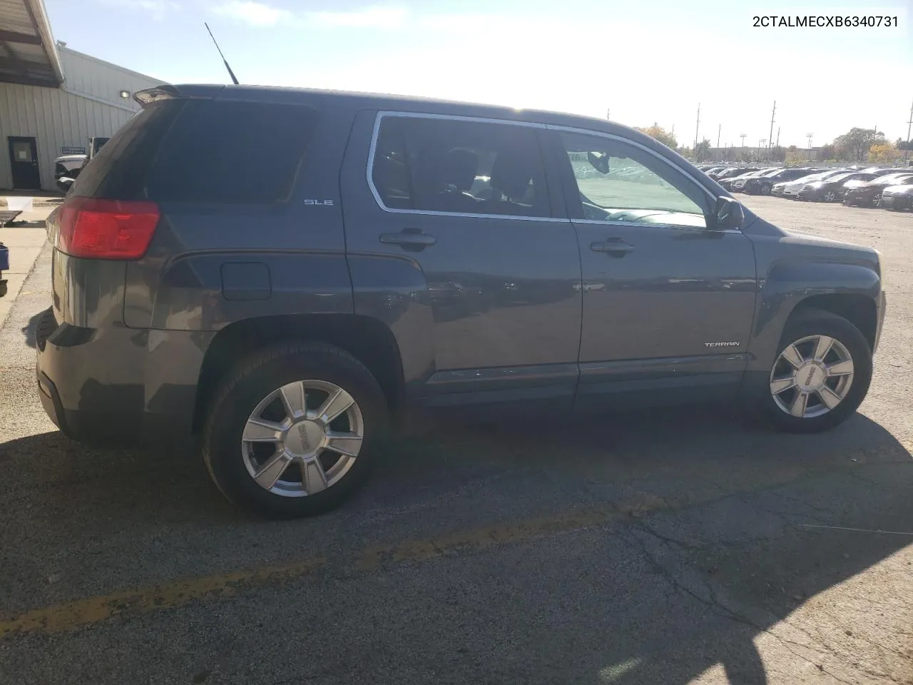 2011 GMC Terrain Sle VIN: 2CTALMECXB6340731 Lot: 76636364