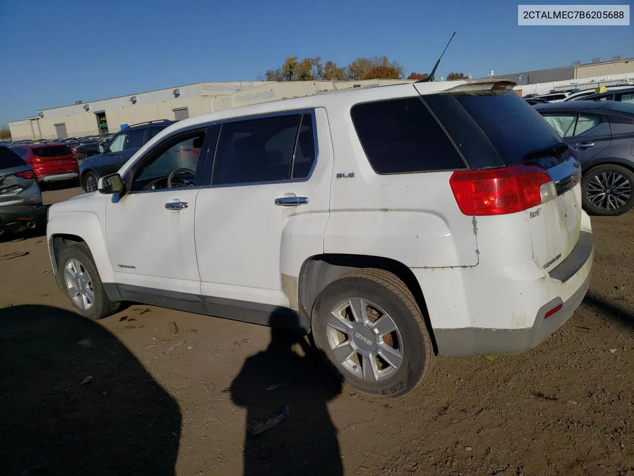 2011 GMC Terrain Sle VIN: 2CTALMEC7B6205688 Lot: 76970214