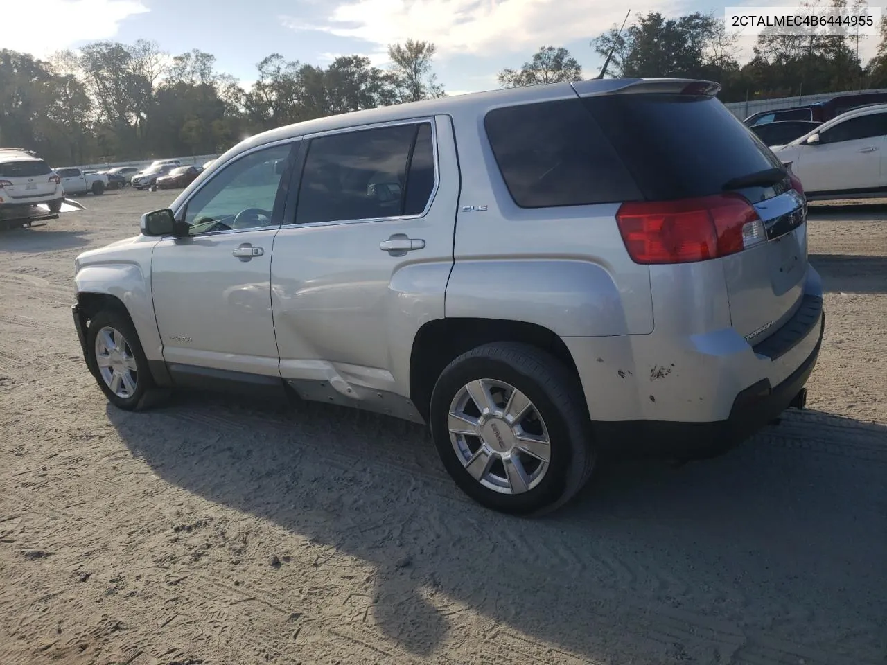 2011 GMC Terrain Sle VIN: 2CTALMEC4B6444955 Lot: 77146274