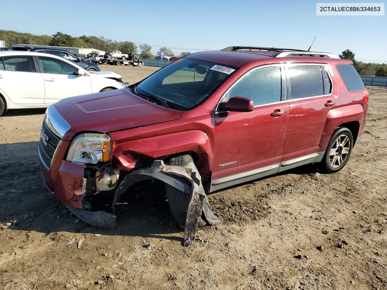 2011 GMC Terrain Slt VIN: 2CTALUEC8B6334653 Lot: 78984374