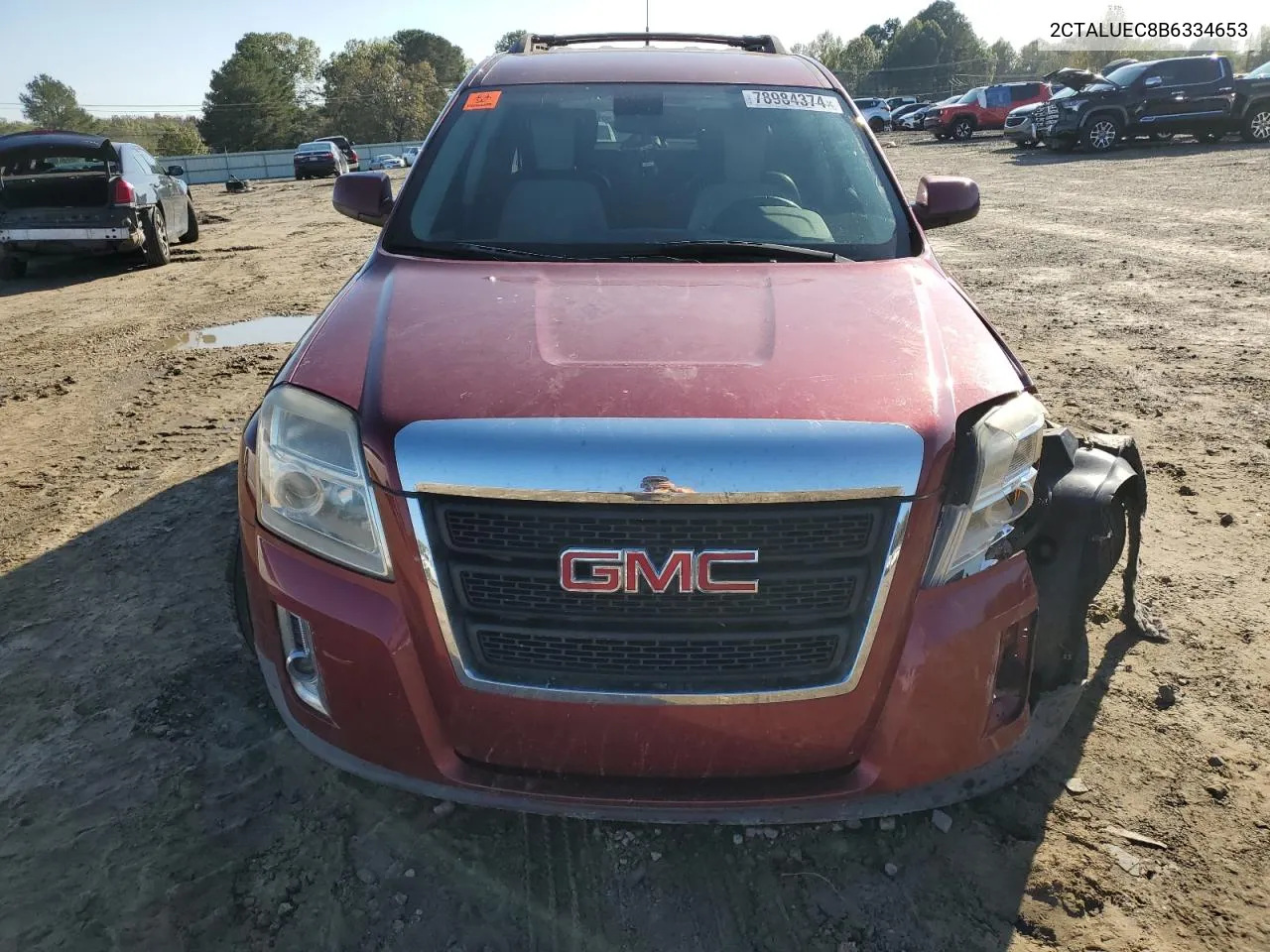 2011 GMC Terrain Slt VIN: 2CTALUEC8B6334653 Lot: 78984374