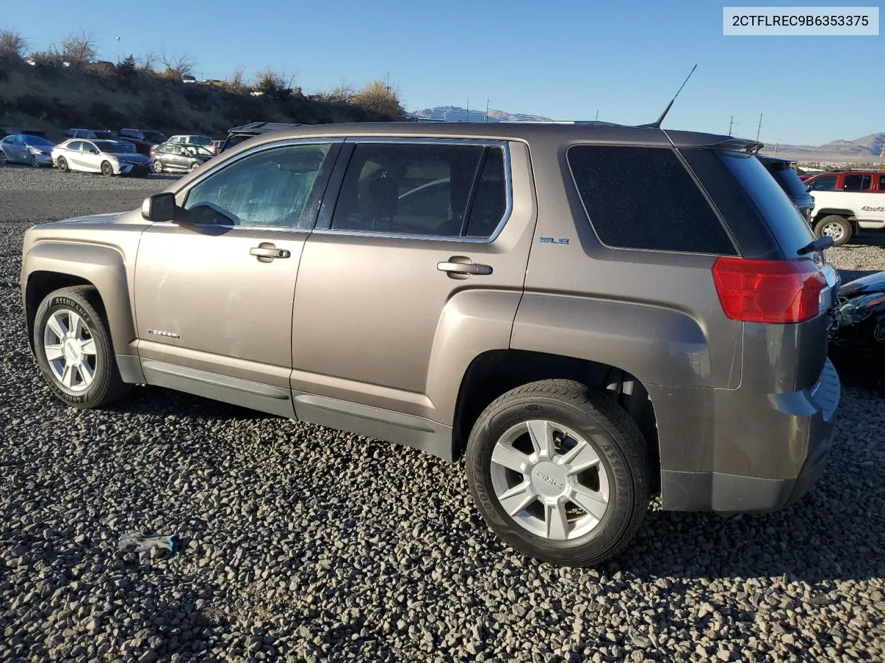 2011 GMC Terrain Sle VIN: 2CTFLREC9B6353375 Lot: 79084824